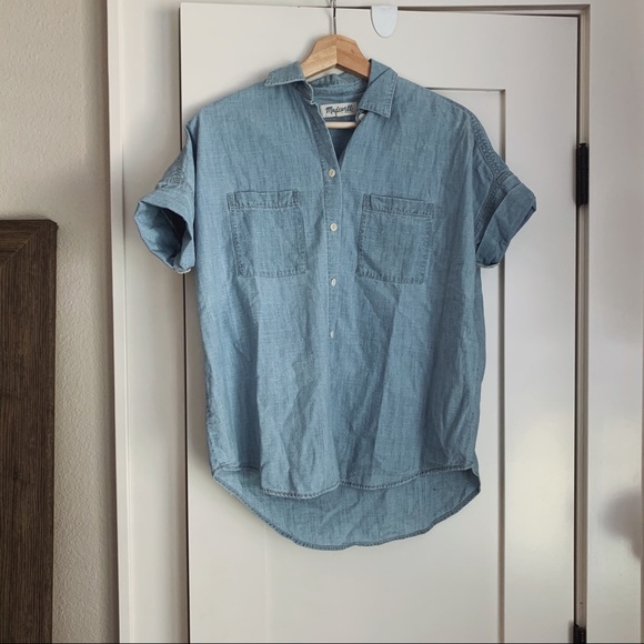 madewell chambray courier shirt